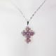 Small Cross - Trevina-Silver Chain - 1